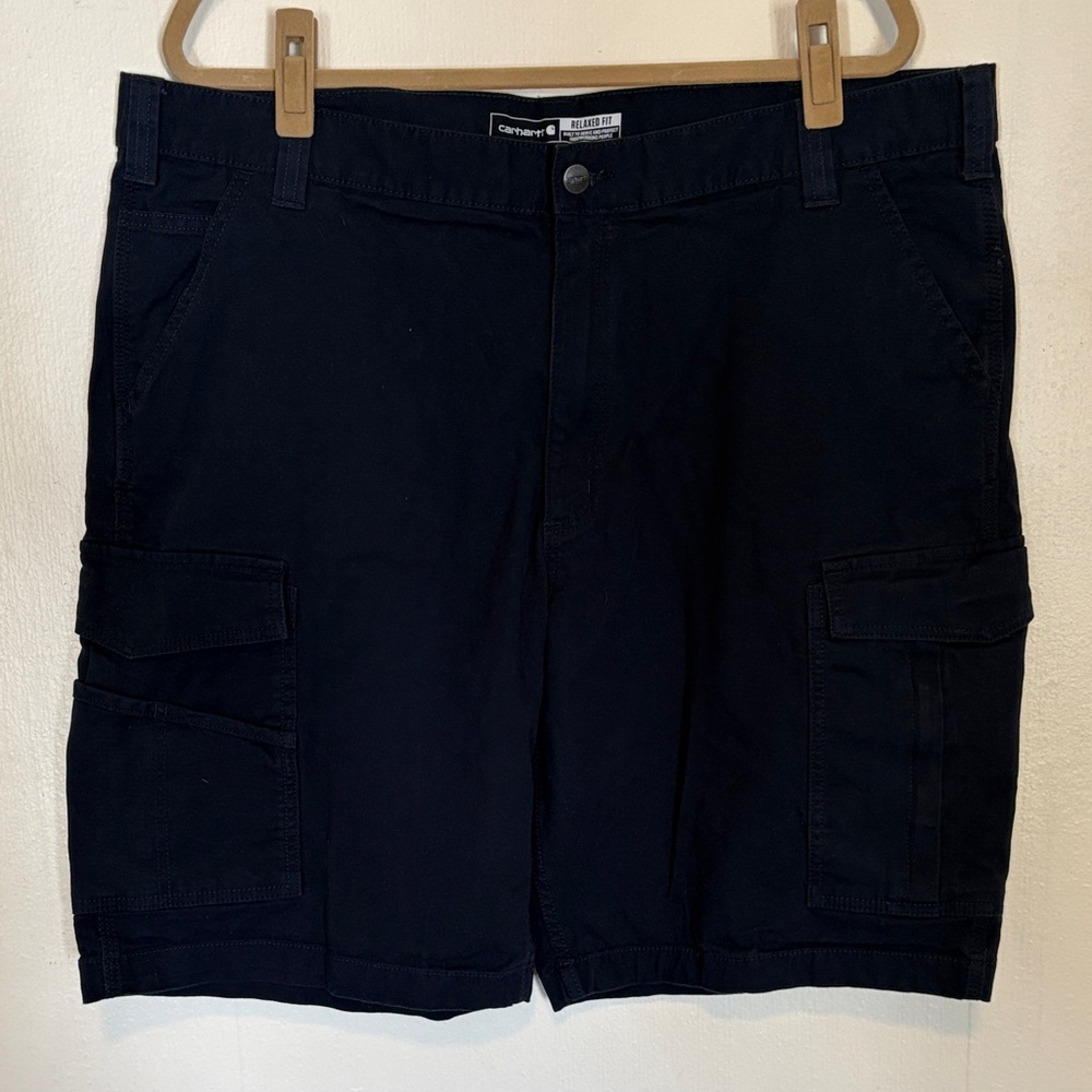 Carhartt Men’s navy blue Cargo Shorts with Utility Pockets size 42